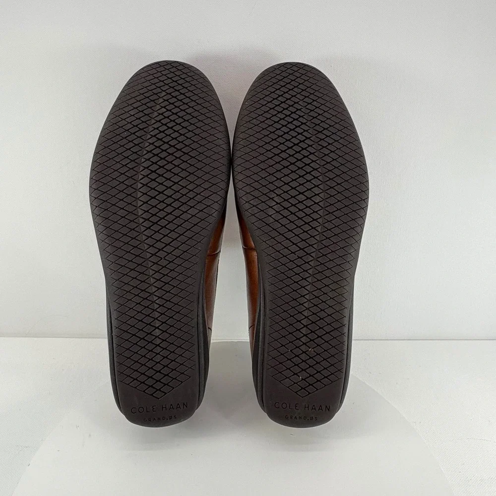 Cole Haan Mens Brown Leather Slip On Loafer Shoes Grand‎ OS Size 8.5 M C26042